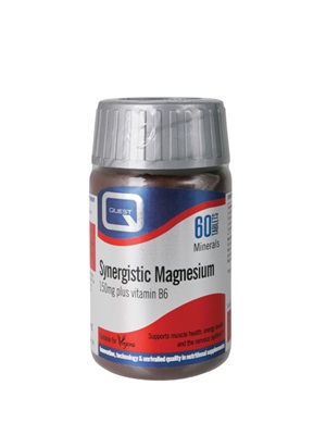 Synergistic MAGNESIUM 150mg with vitamin B6 60tabs